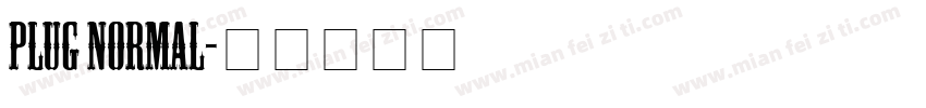PLUG Normal字体转换